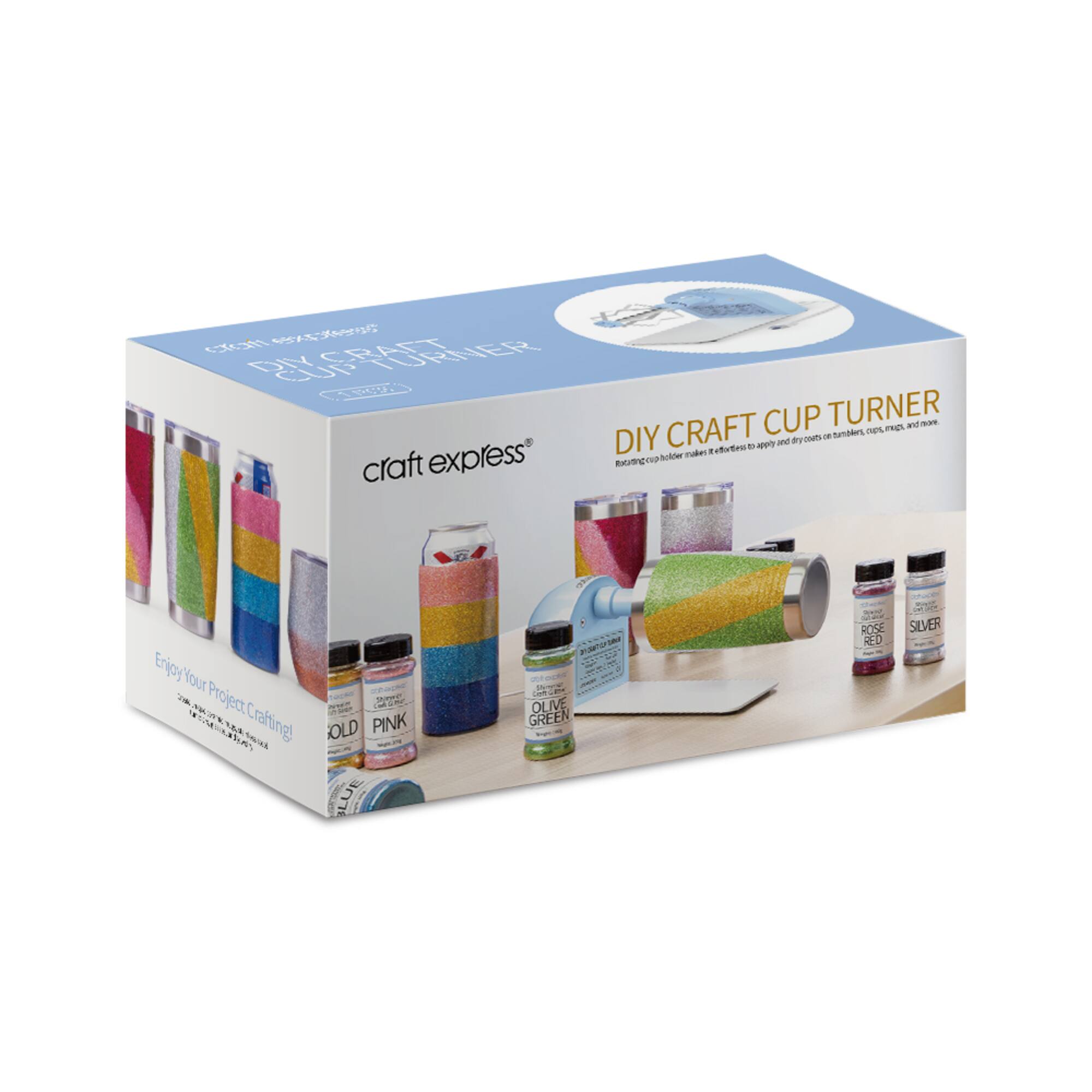 Craft Express Light Blue DIY Cup Turner